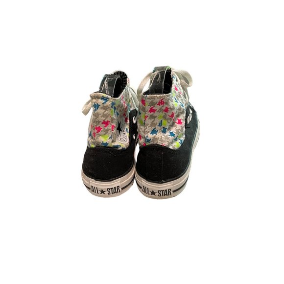Converse Chuck Taylor Multi Color Splatter Black High Tops Women's‎ Size 8 - Picture 7 of 9